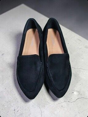 SOPHIA TAYLOR | ROBIN MICROSUEDE SLIP-IN FLAT LOAFERS
